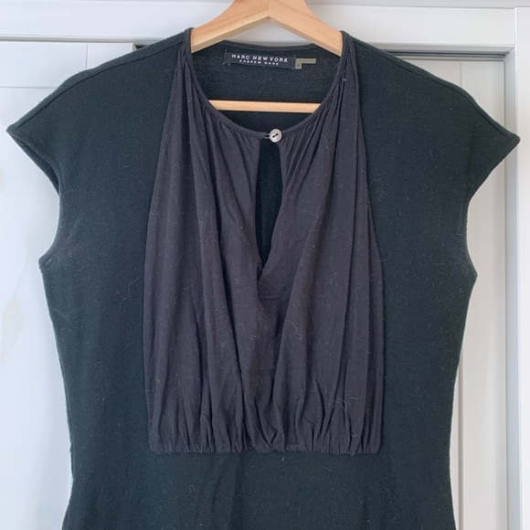 Andrew Marc Wool Sheath Dress - Picture 2 of 6